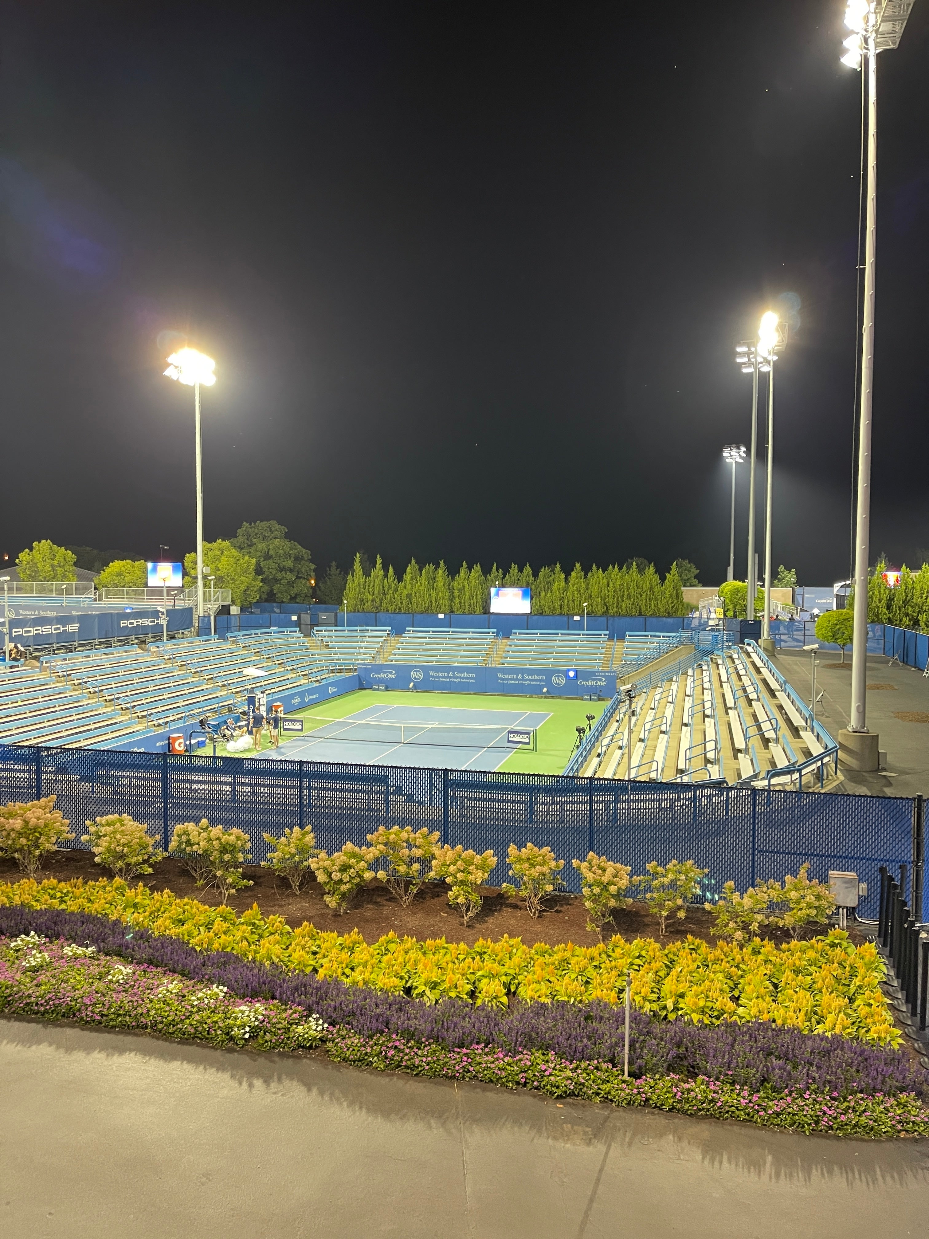 Cincinnati Open tennis court