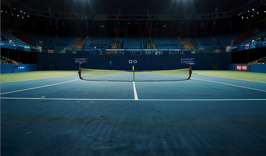 a tennis court