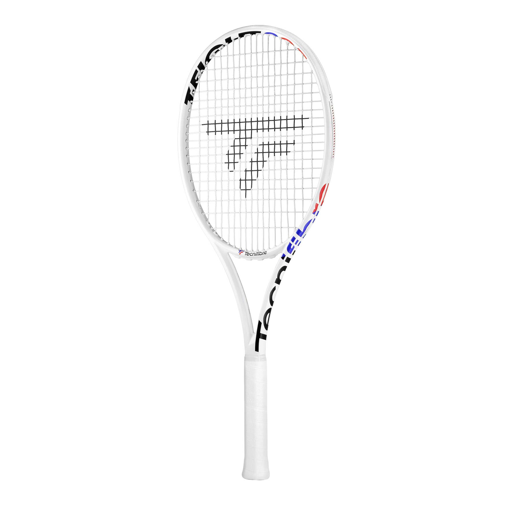 Tecnifibre T-Fight ISO 270 Tennis Racket with an elegant White/Royal/Red color combination