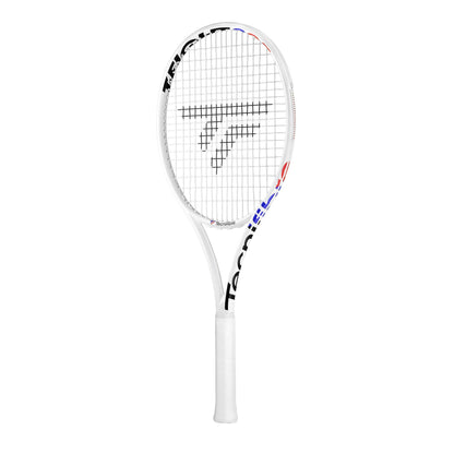 Tecnifibre T-Fight ISO 315 showcasing its vibrant White/Blue/Red color scheme