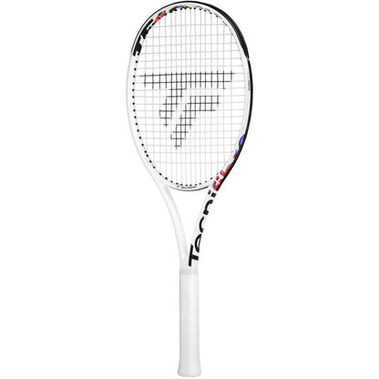 Displaying the vibrant colors and Xtra Feel grip of the Tecnifibre TF40 315 Tennis Racket