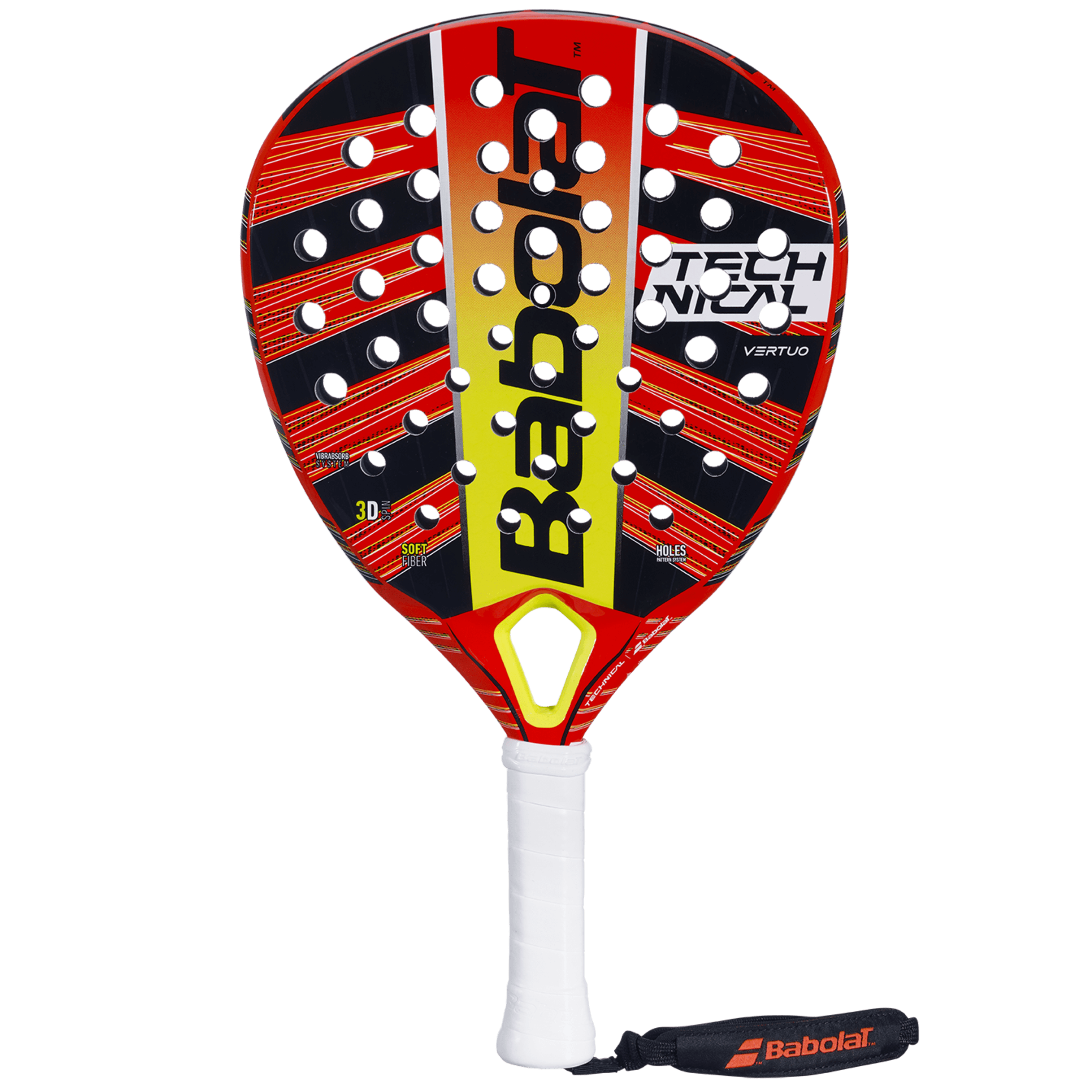 Babolat Technical Vertuo Padel Racket shown from the front.