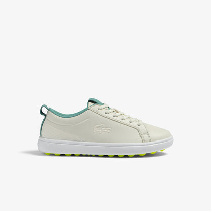 Lacoste G ELITE Women's Lite Synthetic Golf Shoes- Beige