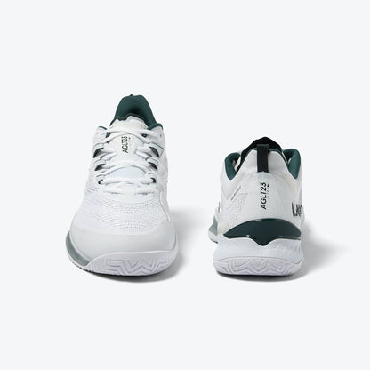 Performance-driven Lacoste AG-LT23 Men's Tennis Shoes in white/green, crafted for enhancing agility and speed on the court