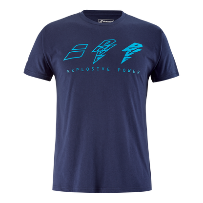 Babolat Pure Drive Cotton Neck Tee Shirt Racquet Point