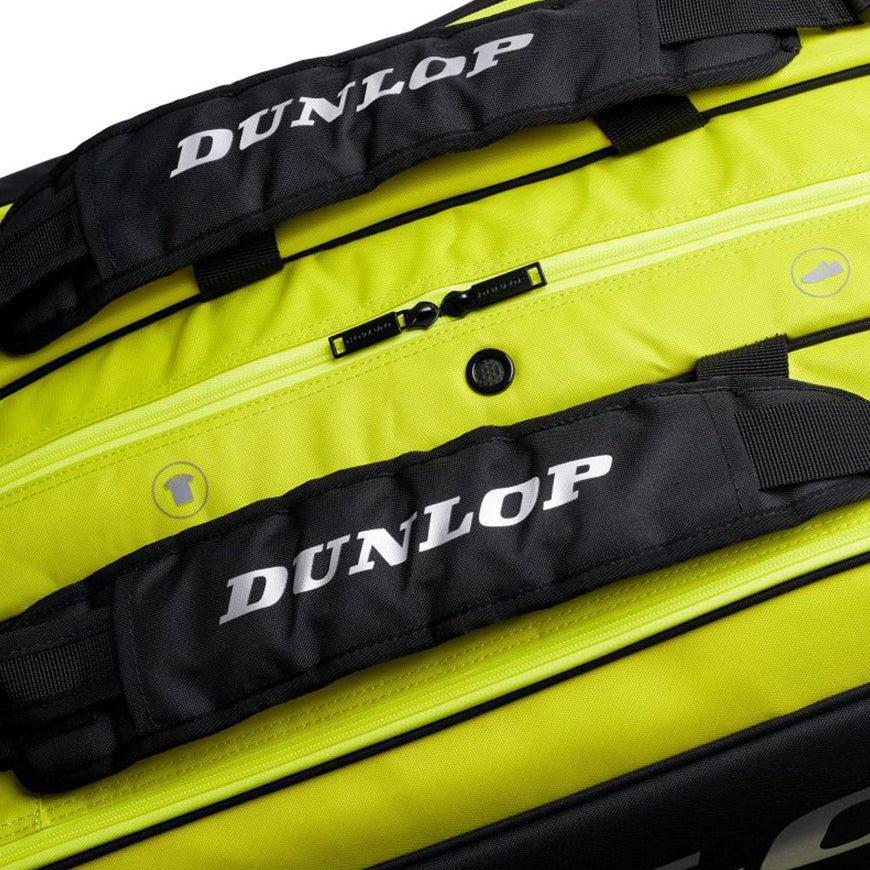 Dunlop SX Performance 12 Tennis Racket Thermo Bag - Black/Yellow