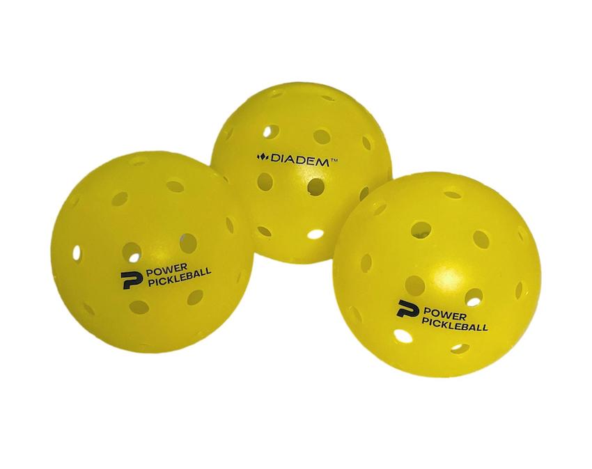 Diadem pickleballs - bag wiht 3 balls