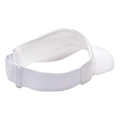 Unisex Lacoste Tennis Visor with Adjustable Back Strap.