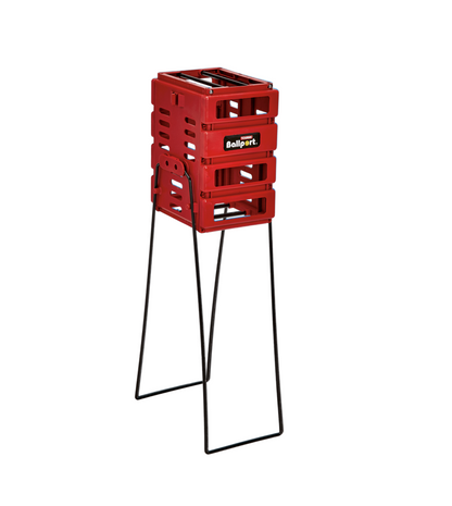 Tourna Mini Ballport Tennis Hopper in Red