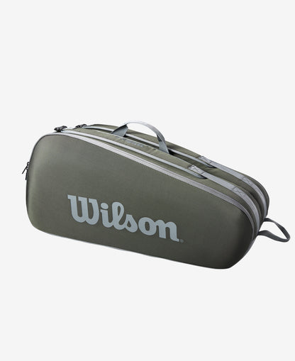 Wilson Tour Tennis Bag Dark Green 6 Pack main view