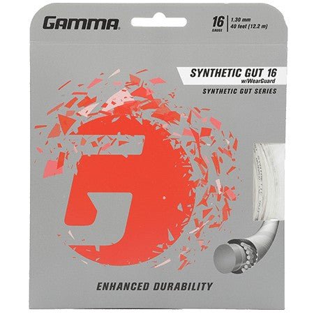 Gamma Synthetic Gut w/ Wearguard 16 String - Racquet Point