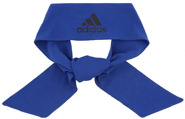 Adidas Alphaskin Tie Headband - Blue Racquet Point