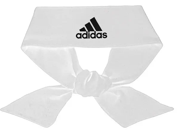 Adidas Alphaskin Tie Headband - White Racquet Point