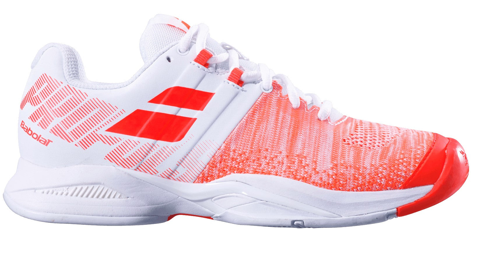 Babolat Propulse Blast All Court Women's Tennis shoe - White Fluo Strike Racquet Point