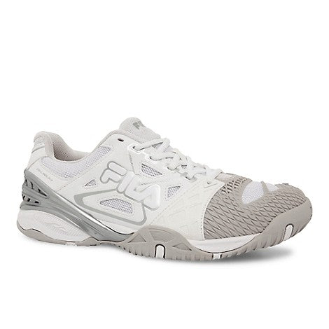 Fila Women's Cage Delirium Tennis Shoes - White/Grey Racquet Point