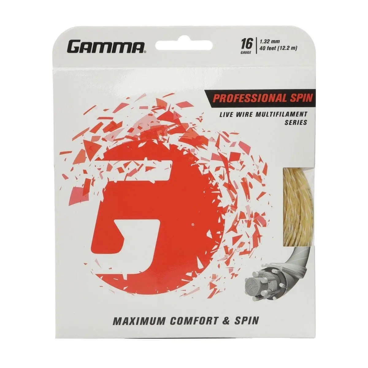 Gamma Professional 16 Tennis String Set Racquet Point