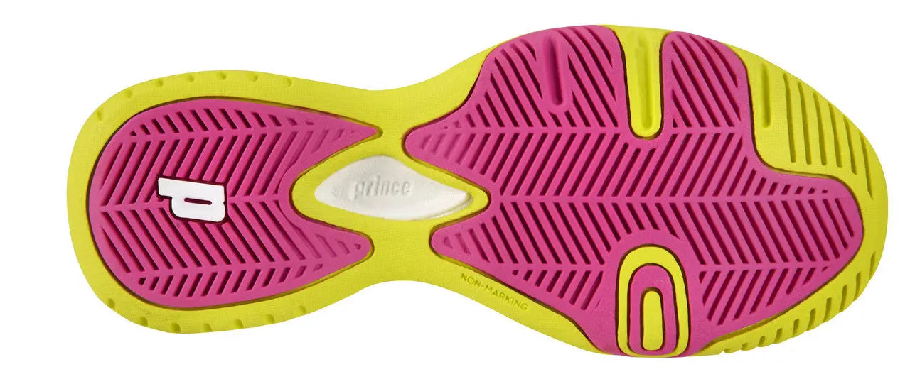 Prince T22 Pink/Yellow Junior Tennis Shoes Racquet Point