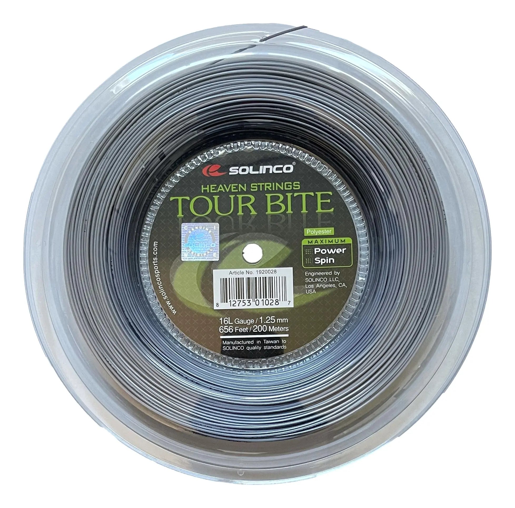 Solinco Tour Bite 16L Tennis String 656ft reel Racquet Point