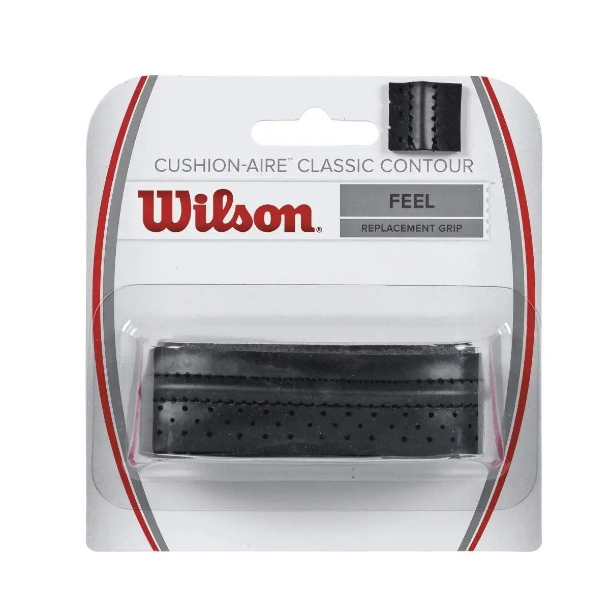 Wilson Cushion-Air Classic Contour Replacement Grip - Black Racquet Point