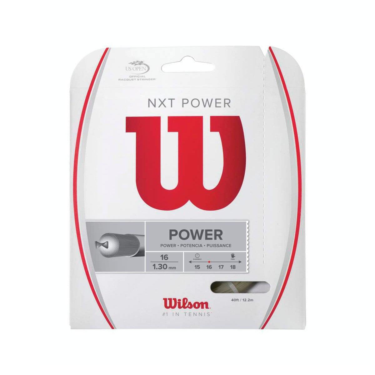 Wilson NXT Power 16 Tennis String Set Racquet Point